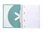 Antartik Cuaderno espiral A5 micro tapa forrada 120h 90g cuadro 5mm color menta