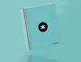 Antartik Cuaderno espiral A5 micro tapa forrada 120h 90g cuadro 5mm color menta