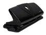 Q-connect Perforadora Q-KF01238 4 Agujeros con Regleta, Apertura 1.6mm, Capacidad 16 Hojas, Color Negro, Metálico y Plástico, 280x110mm Base