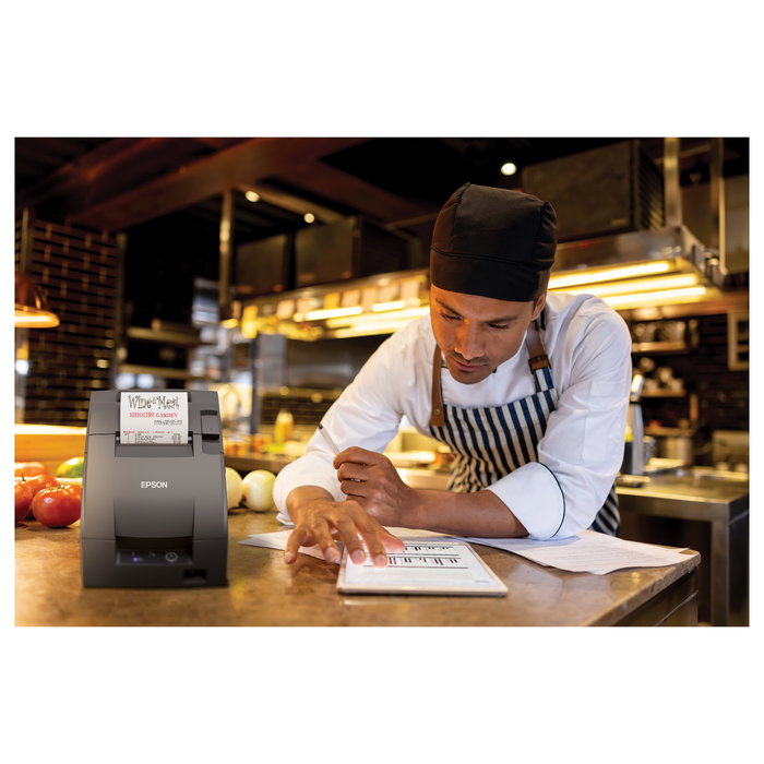 Epson TM-U220IIB Impresora de recibos matricial con corte automático y conexión RS-232 Epson TM-U220IIB Impresora de recibos matricial con corte automático y conexión RS-232