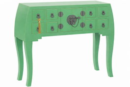 DKD Home Decor Consola Jade Verde Menta
