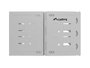 Lanberg Gancho de pared 6U 19 pulgadas gris