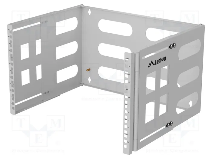Lanberg Gancho de pared 6U 19 pulgadas gris Lanberg Gancho de pared 6U 19 pulgadas gris