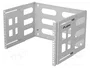 Lanberg Gancho de pared 6U 19 pulgadas gris