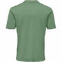 Polo de Manga Corta Hombre Only & Sons Onswyler Life Reg 14 Ss Knit Verde 7,5 ml