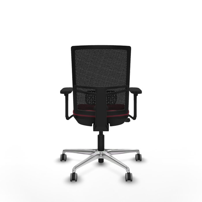 PIQUERAS Y CRESPO Silla de oficina Yunquera con mecanismo Sincro/Traslack, Granate y Negro PIQUERAS Y CRESPO Silla de oficina Yunquera con mecanismo Sincro/Traslack, Granate y Negro