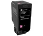 Lexmark 74C20ME Cartucho de tóner magenta