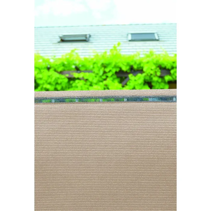 JARDÍN IDEAL Elegancia Parabrisas, 200 g/m², Dimensiones 1 x 3 m, Color Taupe