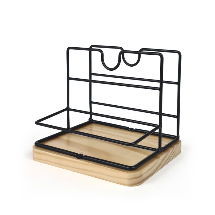 Inde Organizador Mesa Metal-Madera 13.6 cm x 13.7 cm x 15.4 cm My Bar (12 Unidades) Inde Organizador Mesa Metal-Madera 13.6 cm x 13.7 cm x 15.4 cm My Bar (12 Unidades)