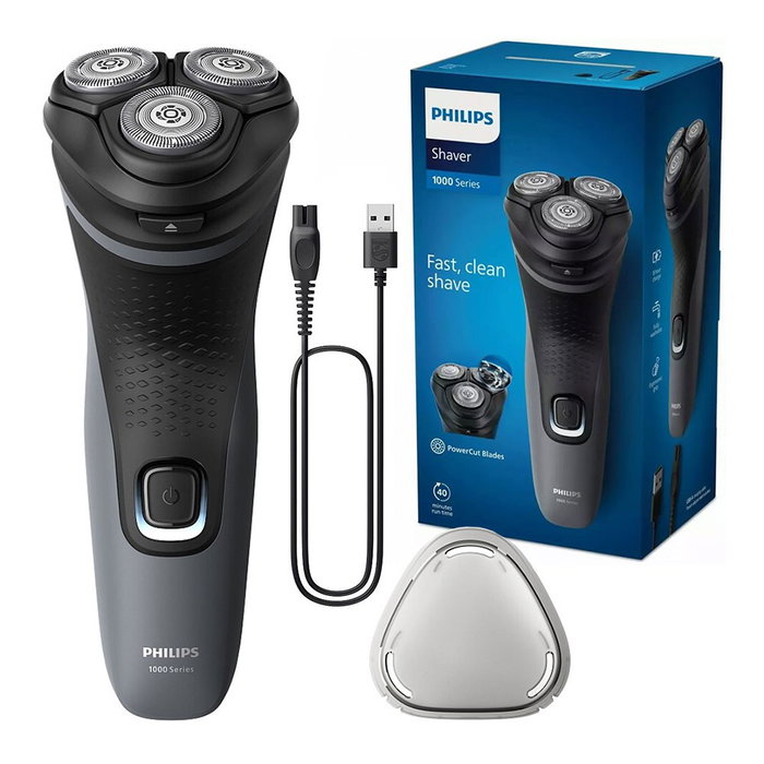 Philips Shaver Serie 1000 S1142/00 Negro/Gris