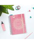 Finocam Agenda Docente Magistral Personalizable 2025-2026 Mandala Rosa