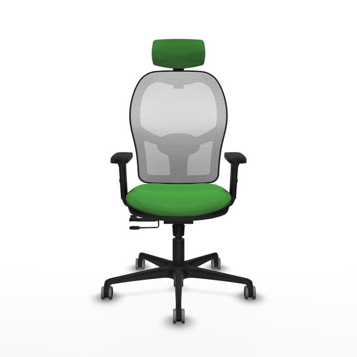 PIQUERAS Y CRESPO Silla de oficina Jorquera Verde con mecanismo Sincro/Traslack