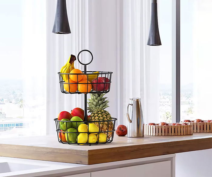 Inde Frutero Metal Doble 24 cm / 29 cm x 41 cm (4 Unidades)