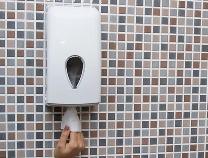 Dahi Dispensador Papel Higiénico Doméstico Mixto ABS Blanco 277x135x135 mm