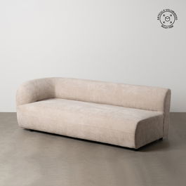 Sofá Módulo Izquierdo Beige Tejido Salón 199 X 92 X 65 cm