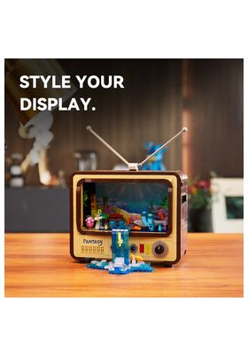 Retro 1960'S Television Set Construccion 19 Cm Joyside Series