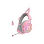 Razer Kraken Kitty V3 Pro Quartz Auriculares Inalámbricos y Alámbricos Gaming con Bluetooth 5.3, Rosa