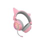 Razer Kraken Kitty V3 Pro Quartz Auriculares Inalámbricos y Alámbricos Gaming con Bluetooth 5.3, Rosa