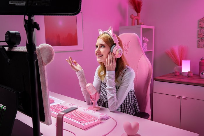 Razer Kraken Kitty V3 Pro Quartz