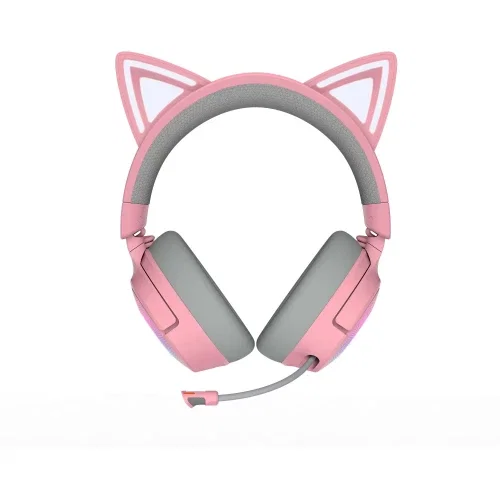 Razer RZ04-05170200-R3M1 Auriculares para Gaming Kraken Kitty V3 Pro Quartz Rosa/Gris