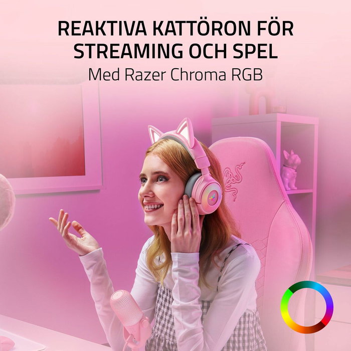 Razer Kraken Kitty V3 Pro Quartz