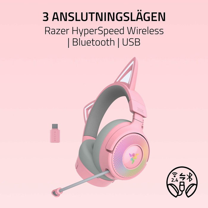 Razer Kraken Kitty V3 Pro Quartz