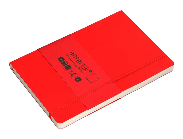 Antartik Cuaderno A5 Tapa Blanda Hojas Lisas Rojo 80 Hojas 80 gr FSC