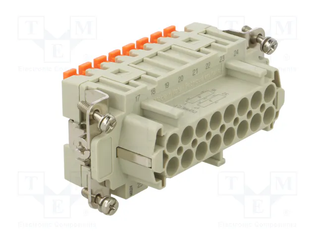 ILME CSHF16N Plantilla de Contacto Hembra HDC 16 Pines