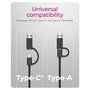 ICY BOX IB-LAN301-C3 Adaptador Ethernet USB 3.2 Gen1 Type-A/Type-C