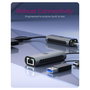 ICY BOX IB-LAN301-C3 Adaptador Ethernet USB 3.2 Gen1 Type-A/Type-C
