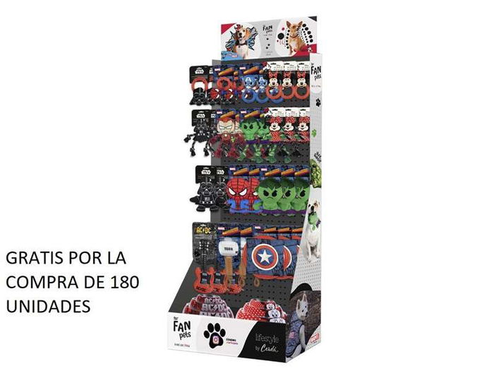 Cerdá Expositor Accesorios Mascotas 15 Ganchos (Vacío) 1,80x39x38 cm Cerdá Expositor Accesorios Mascotas 15 Ganchos (Vacío) 1,80x39x38 cm