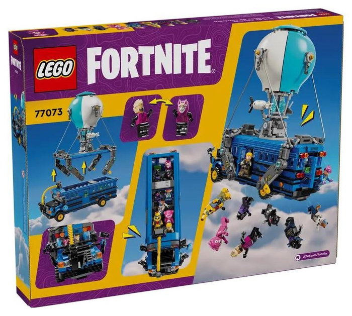 Lego Fortnite Autobús de batalla 77073 con 9 minifiguras