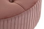 DKD Home Decor Reposapiés Velvet Madera Rosa Palo