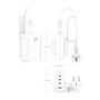 AISENS Cargador Sobremesa GaN 140W 3x USB-C PD3.1 1x USB-A Blanco