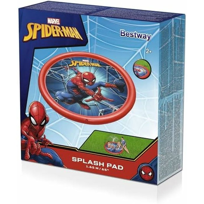 Bestway Piscina Hinchable con Aspersor Spiderman D165 cm