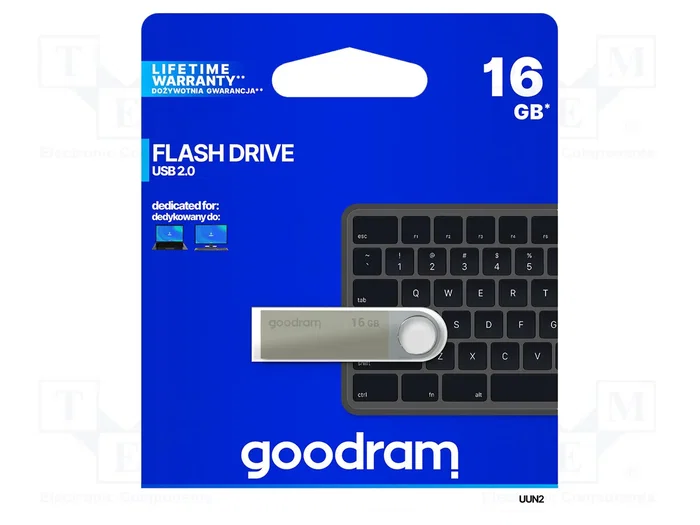 GOODRAM Pendrive 16GB USB 2.0 Plata GOODRAM Pendrive 16GB USB 2.0 Plata