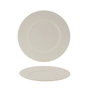 Summa Valet Plato Llano 25 cm - Diámetro 25.5 cm, Color Marfil, Material Vitro Porcelana (Set de 6)