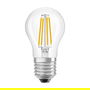 OSRAM P 40 LED Classic P Dimmable Bombilla 3.4W 827 Blanca Cálida, Casquillo E27, Transparente