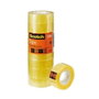 Scotch Cinta Adhesiva Magic 508 19mm x 33m Pack de 8 Rollos