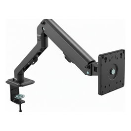Vision Magic VFM-DA/4 Soporte de Monitor VESA 75x75 / 100x100, Giro Doble, Hasta 27 Pulgadas y 7 kg, Negro