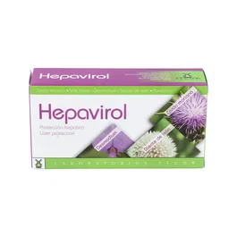 TEGOR Hepavirol 60Cap. Cardo Mariano, Hepática, Diente de León Depurativo 60 Cápsulas