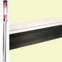 Buscasa Burlete aluminio garaje labio 250 (2x1,25m) blanco