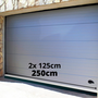 Buscasa Burlete aluminio garaje labio 250 (2x1,25m) blanco