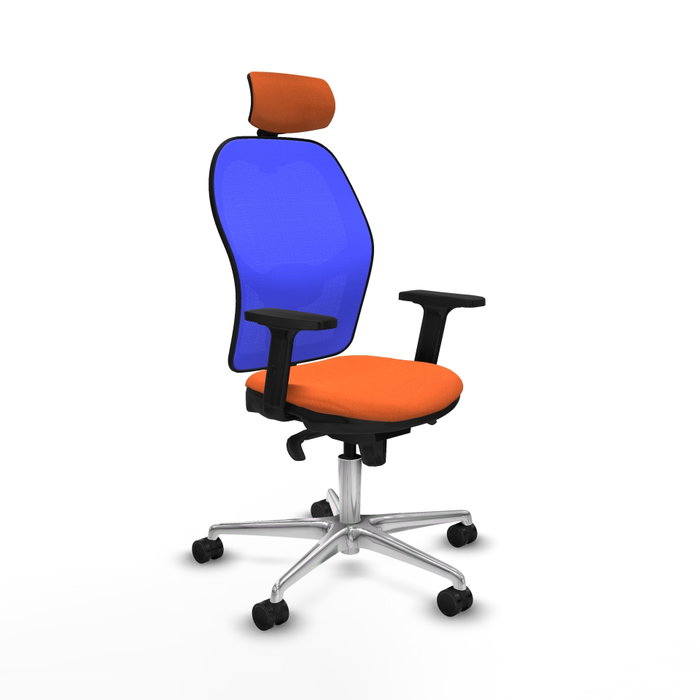 PIQUERAS Y CRESPO Silla de oficina Jorquera Naranja y Azul PIQUERAS Y CRESPO Silla de oficina Jorquera Naranja y Azul