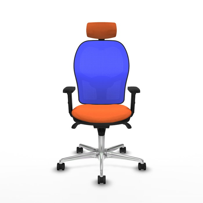 PIQUERAS Y CRESPO Silla de oficina Jorquera Naranja y Azul PIQUERAS Y CRESPO Silla de oficina Jorquera Naranja y Azul