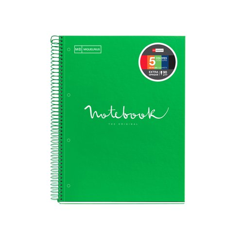 Bloc Miquelrius Emotions Notebook 5 Micro.Tapa Extra A4 120H 90G Horizontal Verde (Set de 5) Bloc Miquelrius Emotions Notebook 5 Micro.Tapa Extra A4 120H 90G Horizontal Verde (Set de 5)
