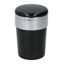 All Ride Cenicero para Coche con Luz LED, Tapa y Diseño para Portavasos, 8 cm x 12.5 cm, Material ABS, Incluye Expositor de 12 Unidades