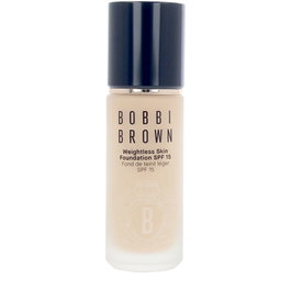 Bobbi Brown Weightless Skin Base de Maquillaje Larga Duración con SPF15, Acabado Mate y Smart Skin-Balancing Technology, Tono Warm Sand, 30 ml