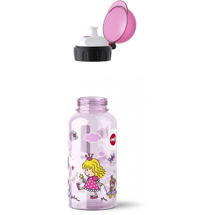 Emsa 518137 Tritan Trinkflasche mit Brotdose Princess - Botella de Agua y Fiambrera para Niñas, Color Rosa, 75 x 182 x 183 mm, BPA Free, Aptas para Lavavajillas Emsa 518137 Tritan Trinkflasche mit Brotdose Princess - Botella de Agua y Fiambrera para Niñas, Color Rosa, 75 x 182 x 183 mm, BPA Free, Aptas para Lavavajillas