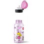 Emsa 518137 Tritan Trinkflasche mit Brotdose Princess - Botella de Agua y Fiambrera para Niñas, Color Rosa, 75 x 182 x 183 mm, BPA Free, Aptas para Lavavajillas